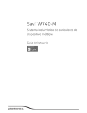 Plantronics Savi W740-M Guia Del Usuario