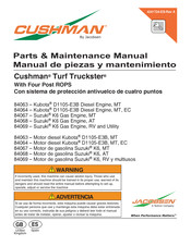 Cushman 84069 Suzuki K6 RV Manual De Piezas Y Mantenimiento