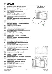 Bosch THP 2020 A Descripción Del Producto / Manual De Instalación