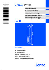 Lenze E94AZEX100 Instrucciones Para El Montaje