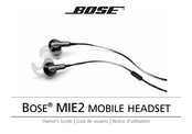 Bose MIE2 Guía De Usuario