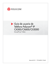 Polycom CX600 Guía De Usuario