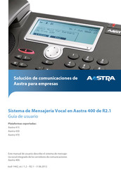 Aastra 400 Serie Guía De Usuario