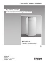 Vaillant ecoCOMPACT Instrucciones De Instalación Y Mantenimiento