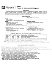 Altronix SMP5 Manual De Instrucciones