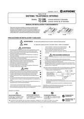 Aiphone TC-M Serie Manual De Instalación Y Funcionamiento