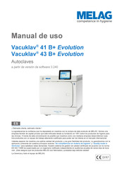 MELAG Vacuklav 43 B+ Evolution Manual De Uso