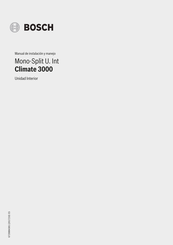 Bosch Climate 3000 Manual De Instalación