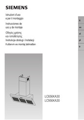 Siemens LC656KA30 Instrucciones De Uso Y De Montaje