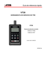 ATEQ VT30 Guía De Referencia Rápida