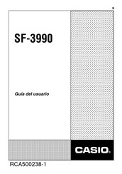 Casio SF-3990 Guia Del Usuario