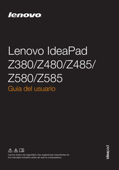 Lenovo IdeaPad Z580 Guia Del Usuario