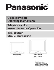 Panasonic CT-20SL15 Instrucciones De Operación