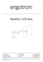 Ergotron NeoFlex LCD Arm Guia Del Usuario