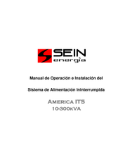 SEIN energia America IT5 Manual De Operación E Instalación