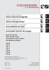 Technotherm International TTB 26 Instrucciones De Instalación Y Funcionamiento