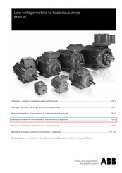 ABB M2JA 80 Manual De Instalación, Funcionamiento, Mantenimiento Y Seguridad