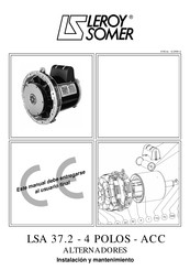Leroy-Somer LSA 37.32 - 4 POLOS - ACC Instalación Y Mantenimiento