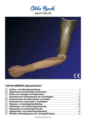 Otto Bock 12K100-RENTAL DynamicArm Instrucciones De Alineamiento Y Montaje