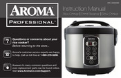 Aroma Professional ARC-2000ASB Manual De Instrucciones