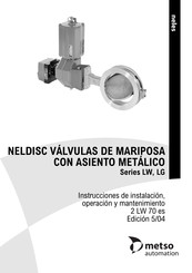 metso automation LW6L Instrucciones De Instalación, Operación Y Mantenimiento