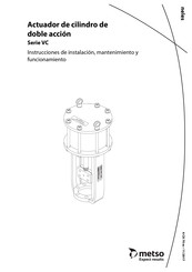 metso automation VC Serie Instrucciones De Instalacion, Mantenimiento Y Operacion