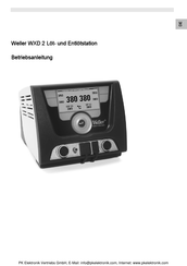 Weller WXD 2 Manual De Instrucciones