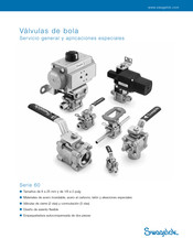 Swagelok 60T Serie Manual Del Usuario