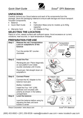 OHAUS Scout SPX Manual De Instrucciones