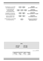 Lotus CPT-66G Guia Para La Intalación E Instrucciones De Uso