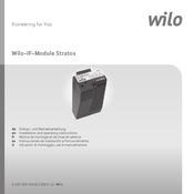 Wilo IF-Module Stratos Instrucciones De Instalación Y Funcionamiento