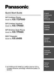 Panasonic KX-TPA60 Guia De Inicio Rapido