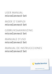 Audio Service microConnect Set Manual De Instrucciones