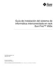 Sun Microsystems Fire V60x Guía De Instalación Del Sistema