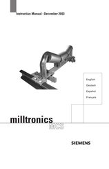 Siemens milltronics MCS Manual Del Usuario