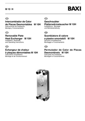 Baxi M 10H Instrucciones De Instalación, Montaje Y Funcionamiento