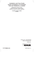 Kohler K-14407 Guía De Instalación Y Cuidado