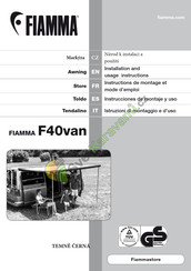 Fiamma F40van Instrucciones De Montaje Y Uso
