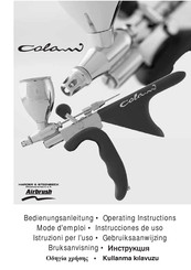 HARDER & STEENBECK Airbrush Colani Instrucciones De Uso