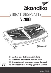 Skandika V2000 Instrucciones De Montaje Y Guía De Usuario