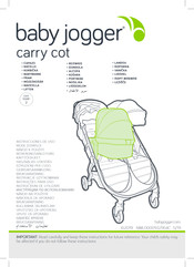 Baby Jogger CITY TOUR 2 carry cot Instrucciones De Uso