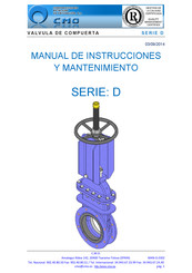 CMO D Serie Manual De Instrucciones Y Mantenimiento