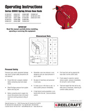 Reelcraft 81100 OHP Instrucciones De Operación
