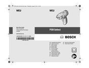 Bosch PSR Select Manual Original