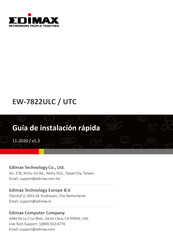 Edimax EW-7822UTC Guía De Instalación Rápida