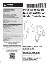 Moen MOTIONSENSE 7594E Serie Guia De Instalacion
