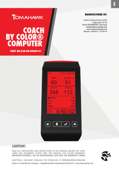 Tomahawk Coach By Color Manual De Instrucciones