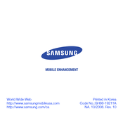 Samsung HEADSET WEP450 Manual De Instrucciones