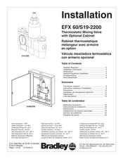 Bradley EFX60P Manual De Instalación