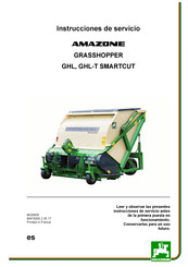 Amazone SMARTCUT GHL-T Serie Instrucciones De Servicio